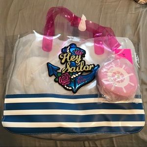 Betsey Johnson “Hey Sailor” Beach Bag! NWT!